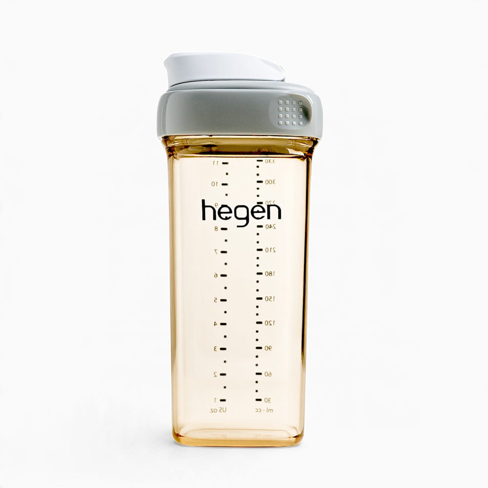 hegen Hegen PPSU Drinking Bottle 330ml 24 Months Plus Grey