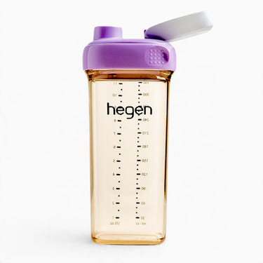 hegen Drinking Bottle 330ml 24 Months Plus Purple PPSU