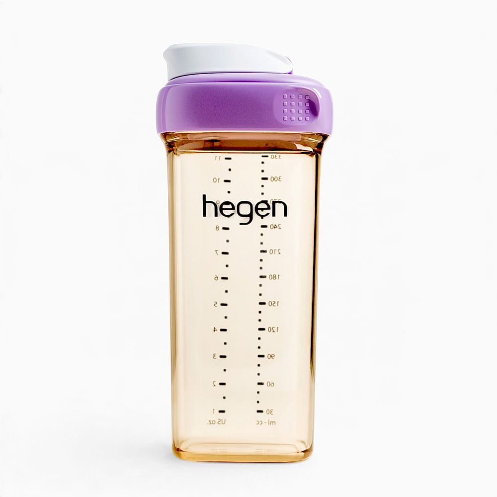 hegen Drinking Bottle 330ml 24 Months Plus Purple PPSU