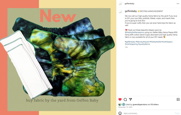 Hemp and Organic Cotton Fabric Yardage, 60% Hemp / 40% Organic Cotton