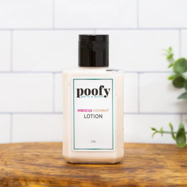 Hibiscus Coconut Hand & Body Lotion - Travel size, perfect for moisturizing on-the-go.