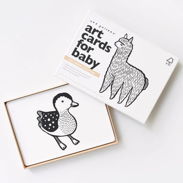 Art Cards for Baby - Baby Animals Collection, featuring colorful animal illustrations for early learning and decor.