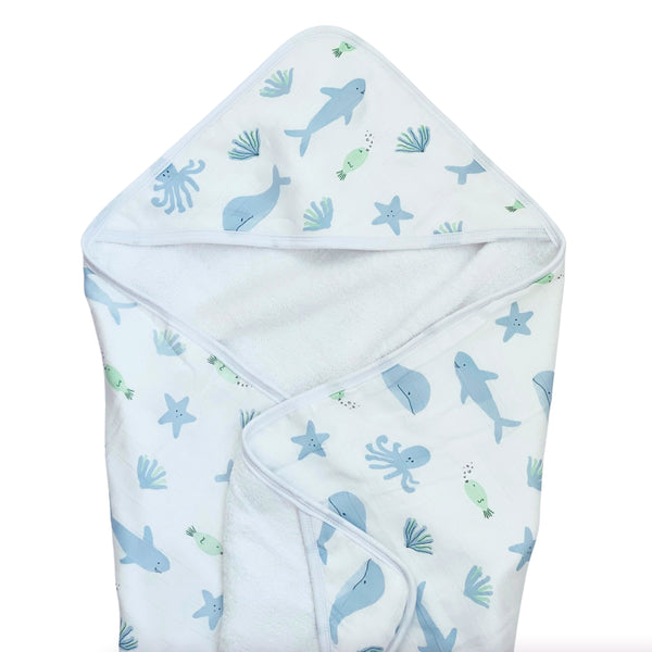 Hooded Towel in Baby Ballers