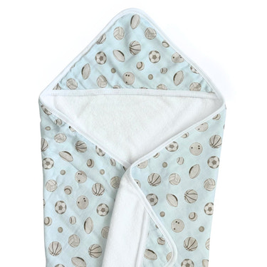 Hooded Towel in Baby Ballers