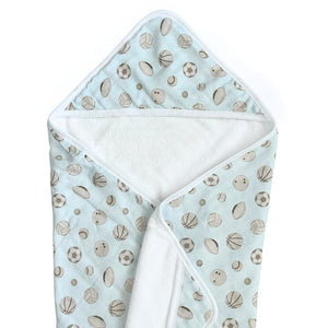 Hooded Towel in Baby Ballers