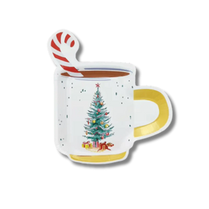 Hot Cocoa Christmas Paper Plate