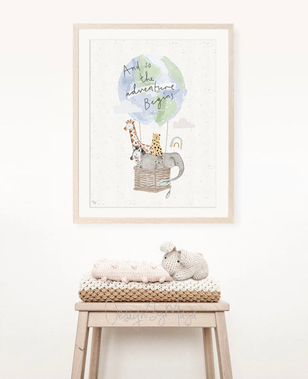 Baby Animals Prints - Luster Paper Nursery Wall Art Prints