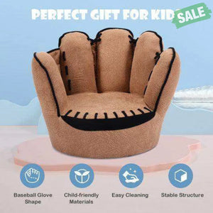 Household Five Fingers Baseball Glove Shaped Kids Leisure Upholstered Sofa Kids Chairs & Seating