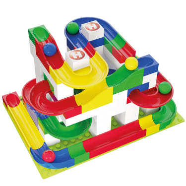 Hubelino Basic Building Box Set - Colorful marble run building blocks for creative play and development.