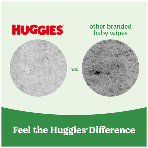 Huggies Natural Care Fragrance-Free Alcohol-Free Baby Wipes