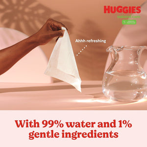 Huggies Natural Care Fragrance-Free Alcohol-Free Baby Wipes