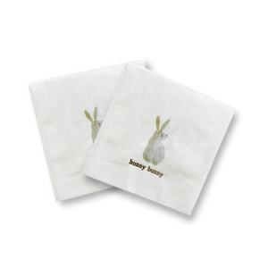 Hunny Bunny Small Disposable Paper Napkins (16pcs)