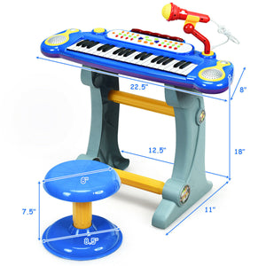 37 Key Electronic Keyboard Kids Toy Piano - Educational