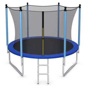 Outdoor Trampoline with Safety Closure Net