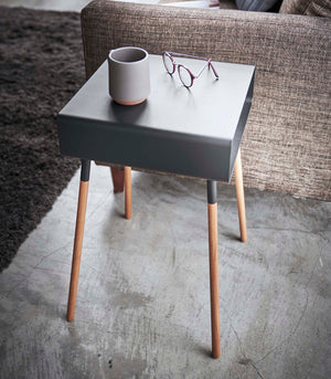 Storage Table - Tall (23" H)  - Steel + Wood