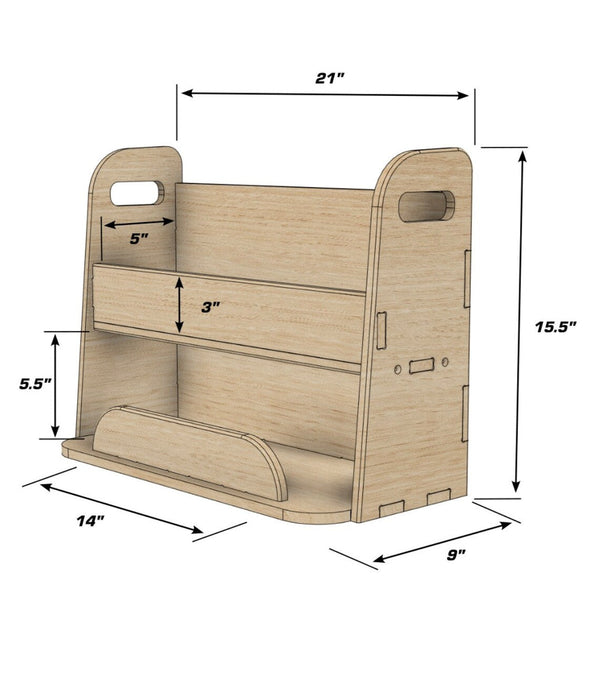 JANINE- Portable Bookshelf