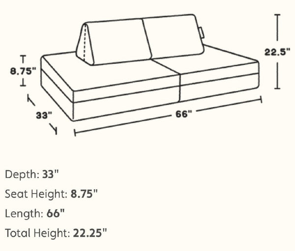 LAYLA- Play Cushion Couch