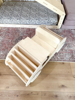 FELIX- Car Inspired Double Sided Bookshelf