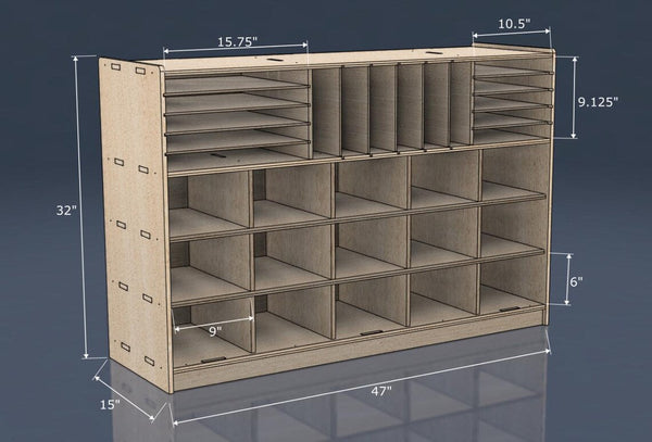 CHRISTIAN- Art Storage Shelf