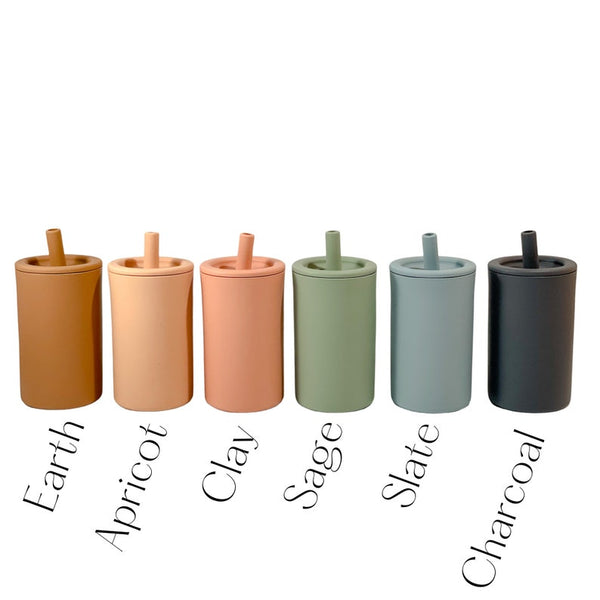 Silicone Straw Cup for Babies & Toddlers - more colors