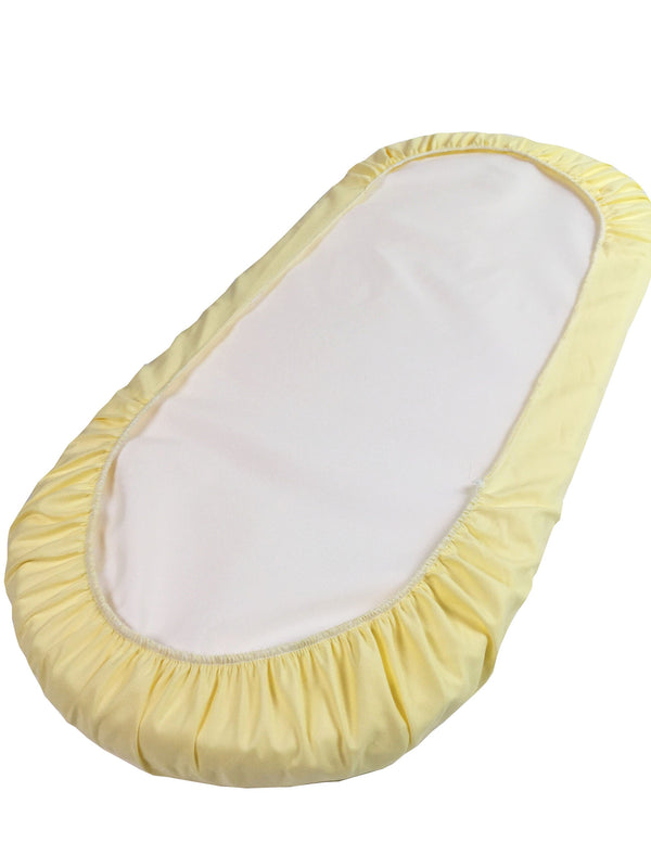 Yellow Cotton - Custom Made Fitted Sheet - Organic Cotton for Baby Crib