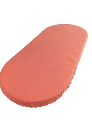 Coral Cotton - Custom Made Fitted Sheet - Organic Cotton for Baby Crib