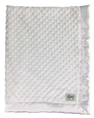 Minky Dot Baby Blanket - Choose Color and Size - Lovey, Stroller, Crib