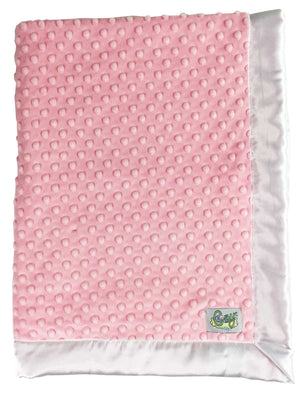 Minky Dot Baby Blanket - Choose Color and Size - Lovey, Stroller, Crib