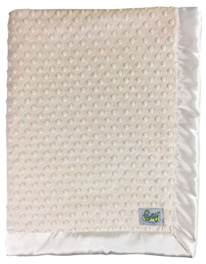 Minky Dot Baby Blanket - Choose Color and Size - Lovey, Stroller, Crib