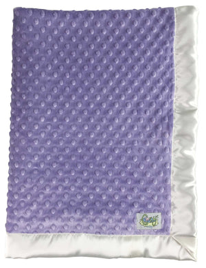 Minky Dot Baby Blanket - Choose Color and Size - Lovey, Stroller, Crib