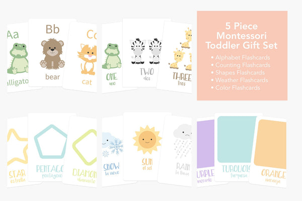 Montessori Flashcards Basics Bundle