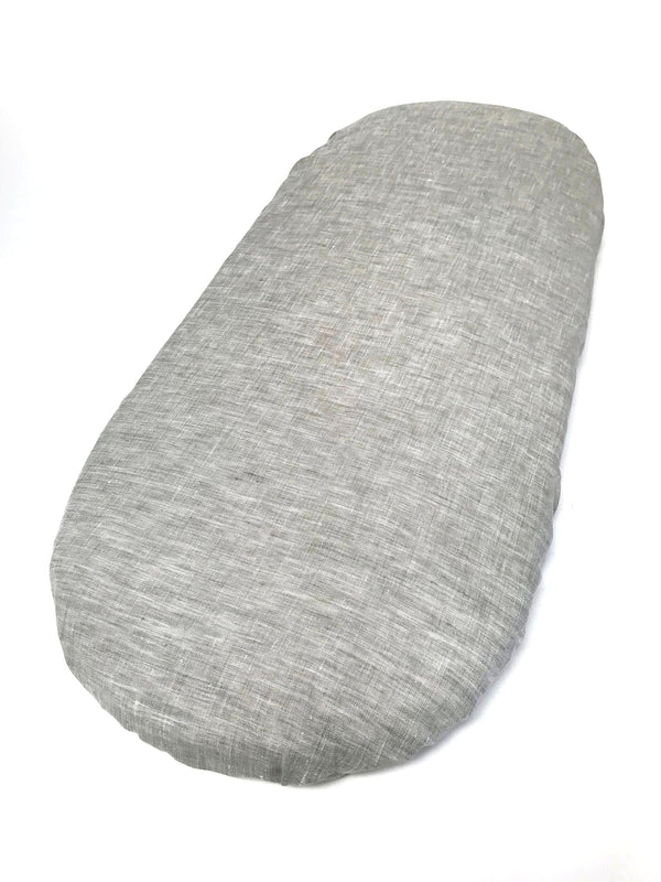 Gray Linen - Custom Made Fitted Sheet