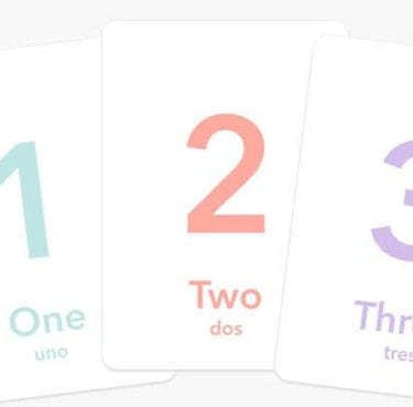 Counting flashcards for babies, featuring numbers 1 to 20, perfect for early learning and sensory play.