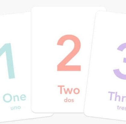 Counting Flashcards, Numbers 1 to 20