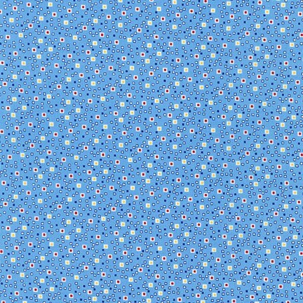 Modern Blue Dot Cotton - Custom Made Fitted Sheet - Organic Cotton for Baby Crib