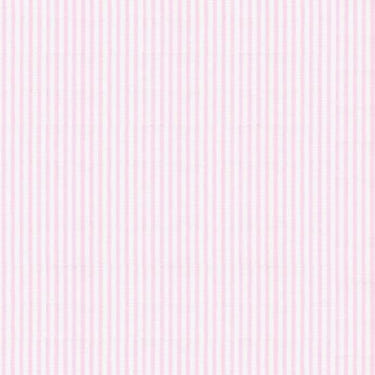 Pink Seersucker Stripe in Cotton - Custom Made Fitted Sheet