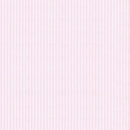 Pink Seersucker Stripe in Cotton - Custom Made Fitted Sheet for Baby Crib