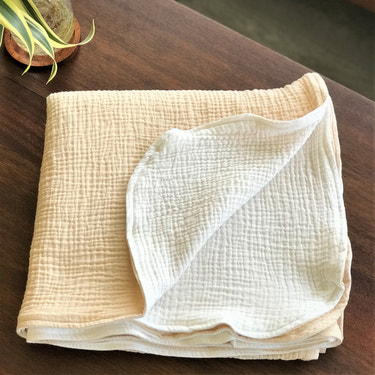 Baby Blanket Two Layer Organic Cotton Double Gauze - MOOGCO Baby