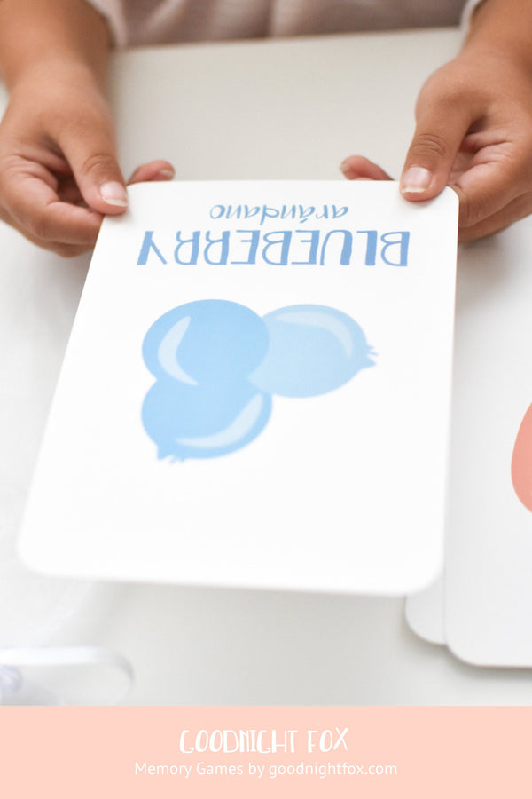 Colorful fruit flashcards for babies, promoting early learning and sensory play. Angle 11 view.