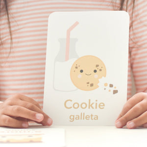 Colorful Sweets Flashcards for babies, perfect for engaging feeding and nursing moments.