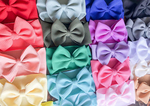 Pink Bows Headwrap Bow