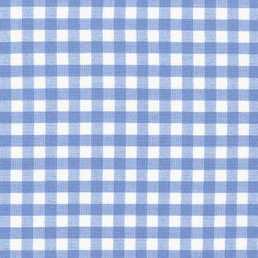 Blue and White Cotton Gingham - Custom Made Fitted Sheet