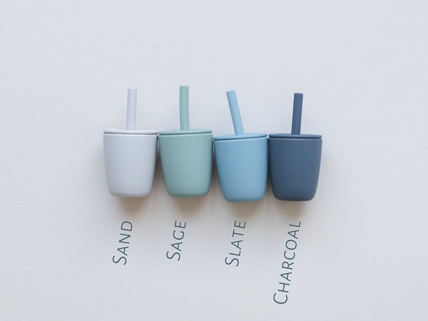 Mini Straw Cup - Silicone Straw Cup for Babies & Young Toddlers