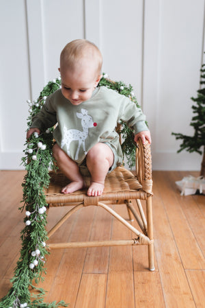 Rudolph Sweatshirt Romper
