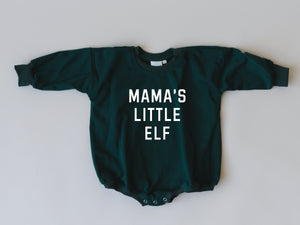 Mama's Little Elf Sweatshirt Romper