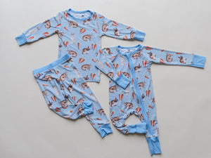 Hoppy Dudes Bamboo Zippy Pajamas