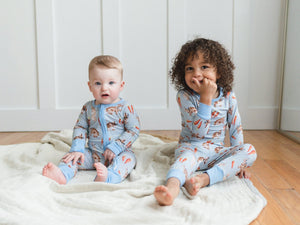 Hoppy Dudes Bamboo Zippy Pajamas