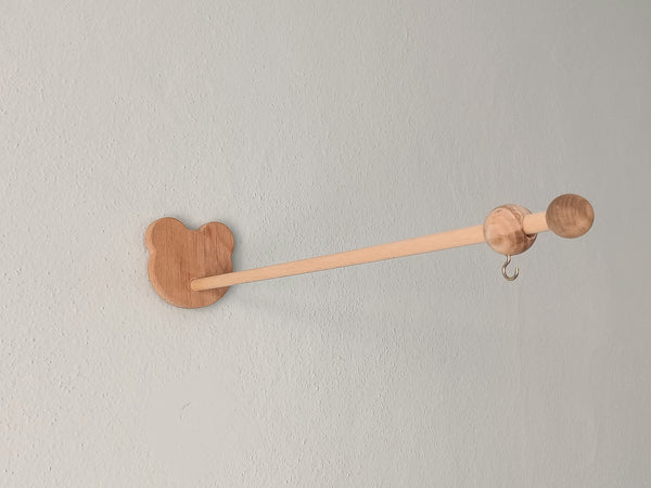 Adjustable Wooden Baby Mobile Arm: Wall Hanging Decor by Natural Baby Gift