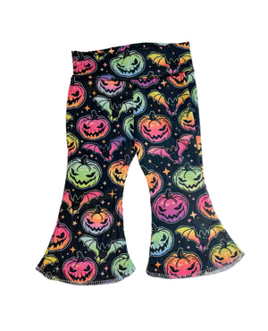 Wicked Cute Halloween Bell Bottoms