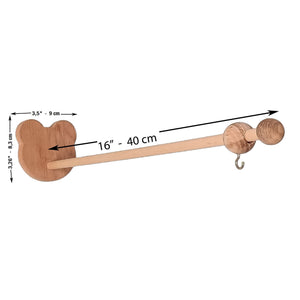 Adjustable Wooden Baby Mobile Arm: Wall Hanging Decor